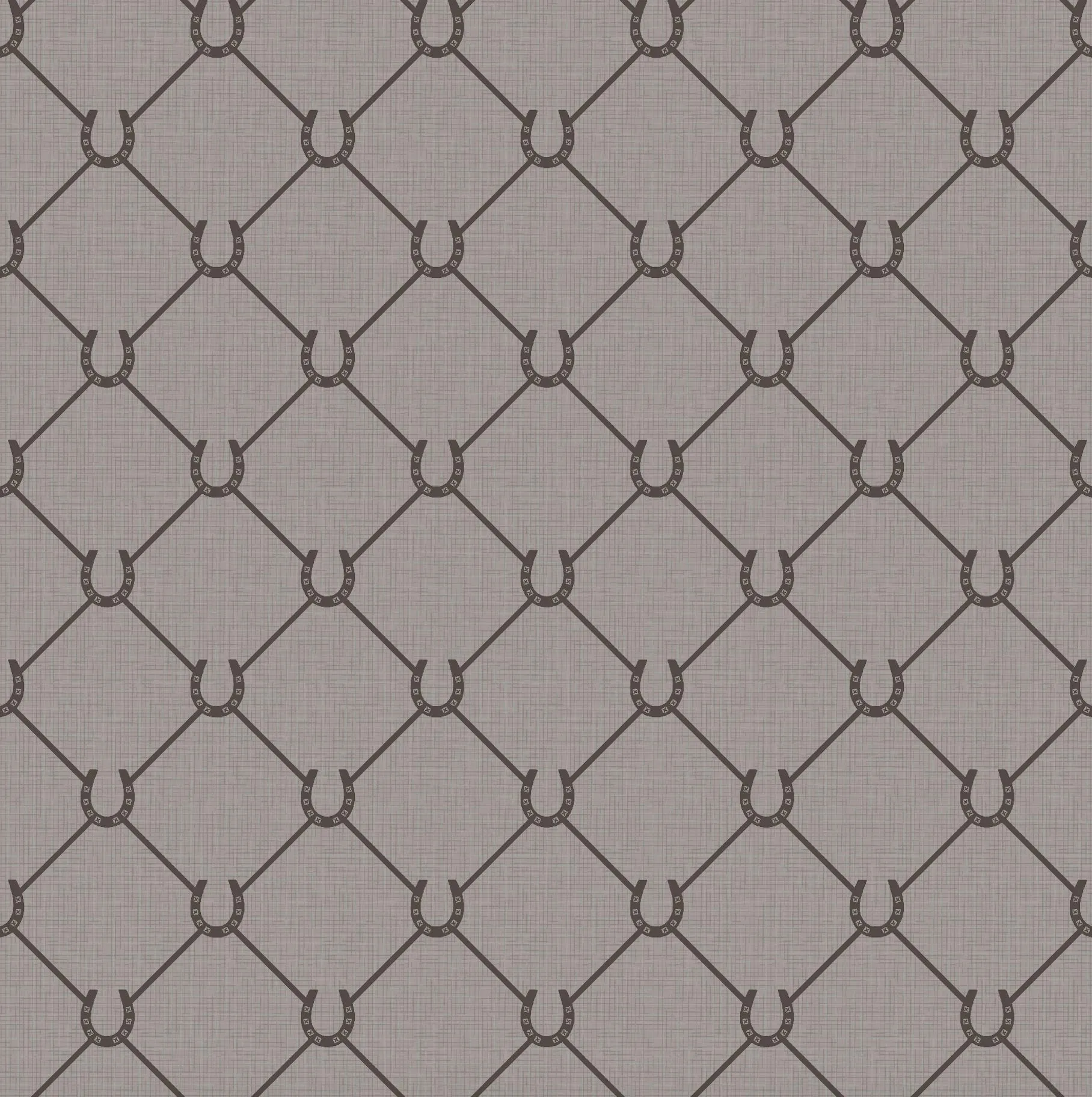 17-09-022-30 WALLPAPER NEW HORSE SHOE TAUPE