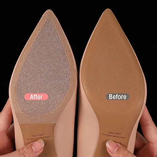 3 Rolls Sole Stickers Self-Adhesive Sole Cover Sole Shields Sneakers Sole Clear Stickers for Shoes Protectors Shoes Sole Stickers Crystal Clear Sole Sticker for High Heels(15.7x5.9 inch)