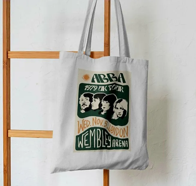 ABBA Inspired Pop Culture Tote Bag