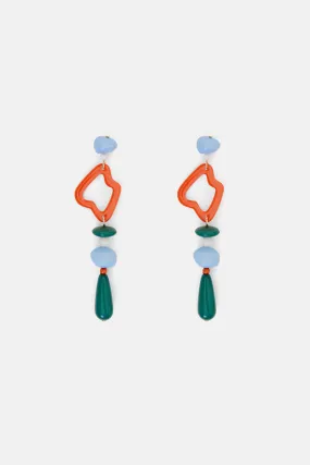 Abstract Beaded Earrings