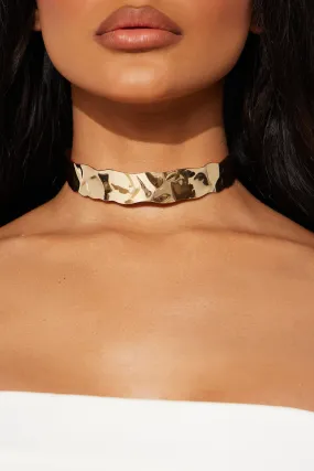 Abstract Choker - Gold