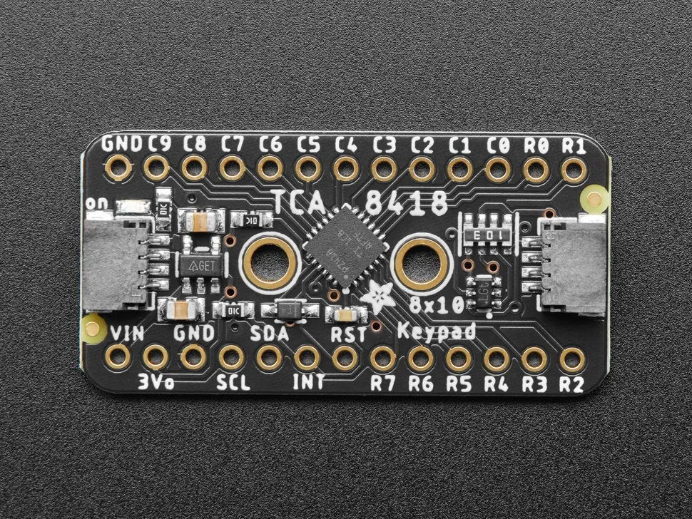 Adafruit TCA8418 Keypad Matrix and GPIO Expander Breakout