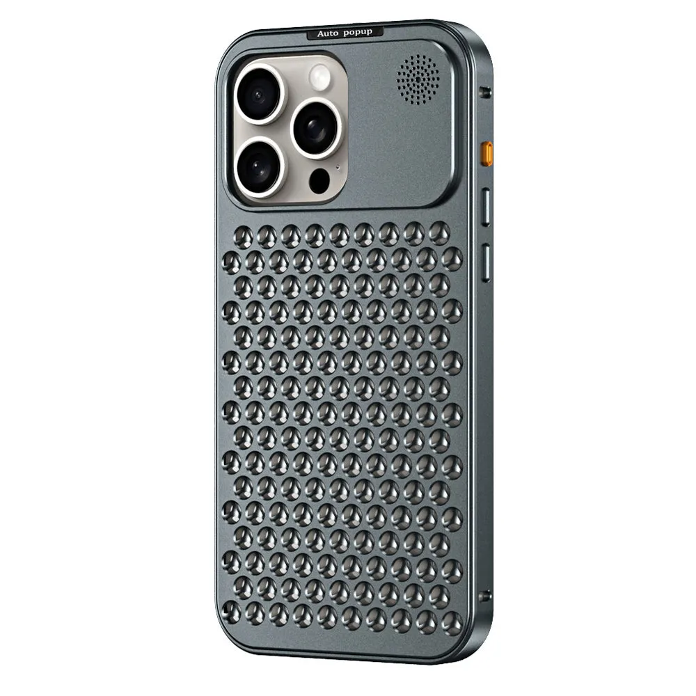 Aluminum Full Metal Mesh Heat Sink Phone Case - iPhone 13