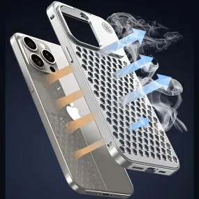 Aluminum Full Metal Mesh Heat Sink Phone Case - iPhone 13