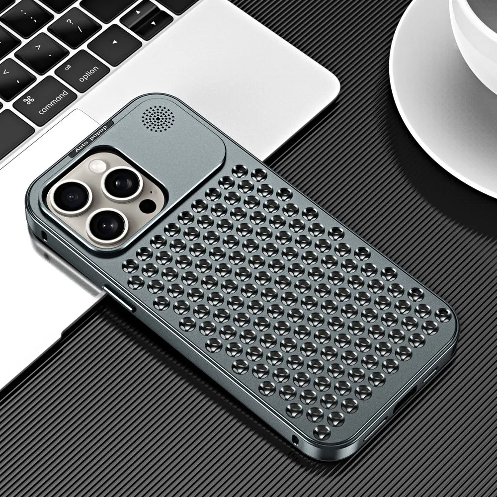 Aluminum Full Metal Mesh Heat Sink Phone Case - iPhone 13