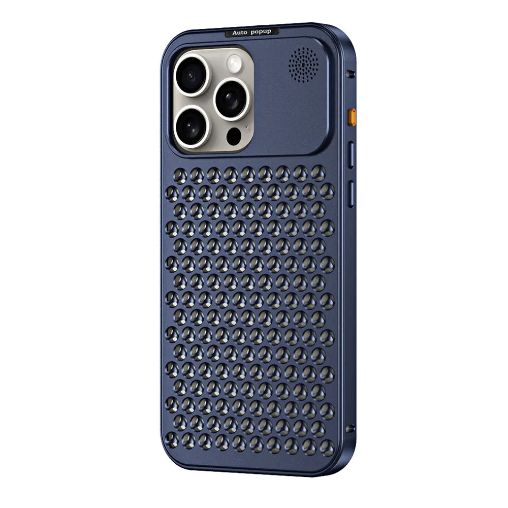 Aluminum Full Metal Mesh Heat Sink Phone Case - iPhone 13