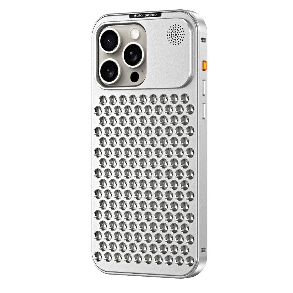 Aluminum Full Metal Mesh Heat Sink Phone Case - iPhone 13