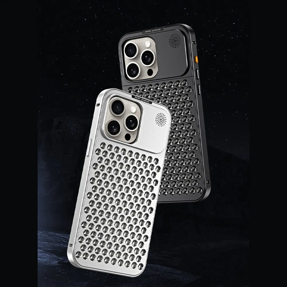 Aluminum Full Metal Mesh Heat Sink Phone Case - iPhone 13