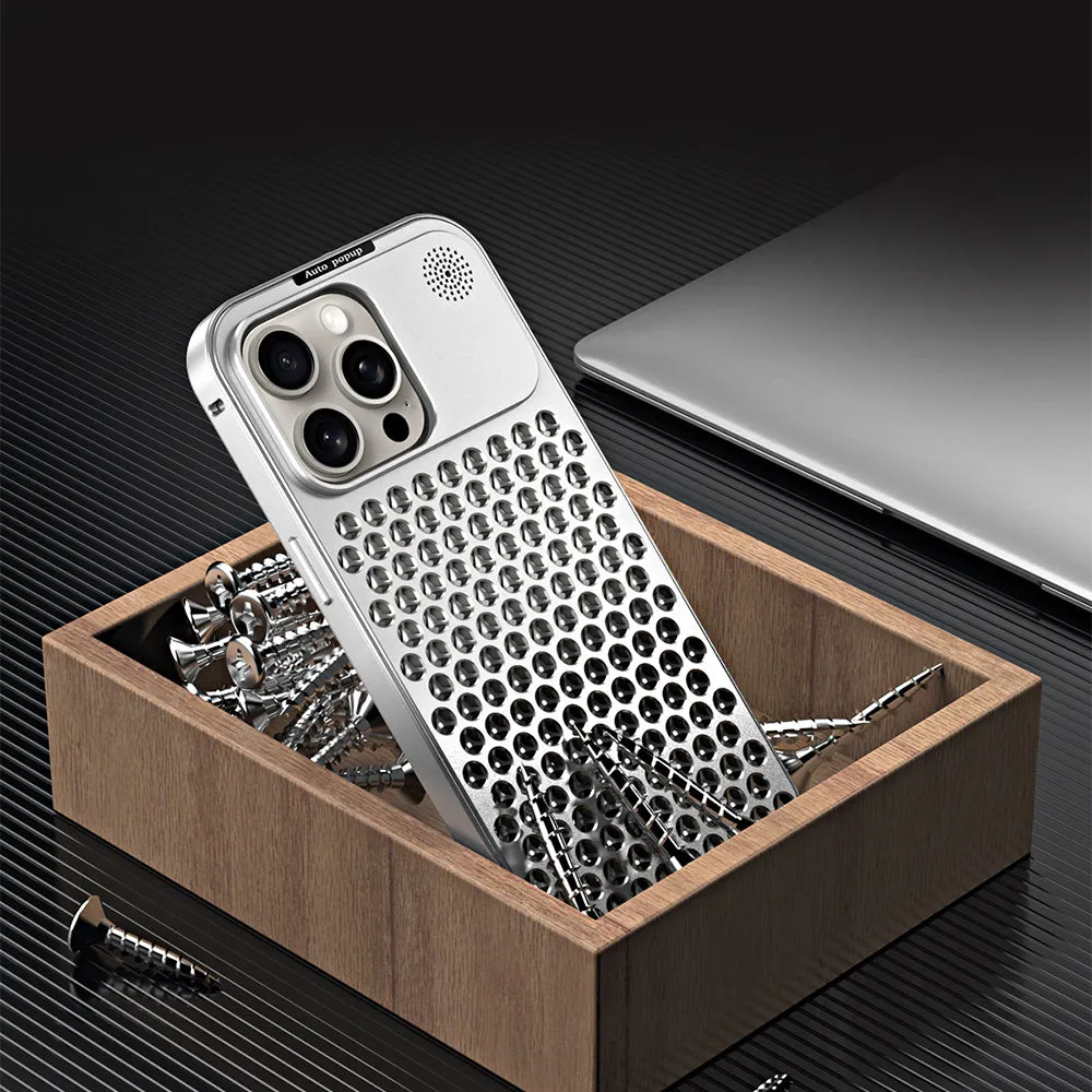 Aluminum Full Metal Mesh Heat Sink Phone Case - iPhone 13