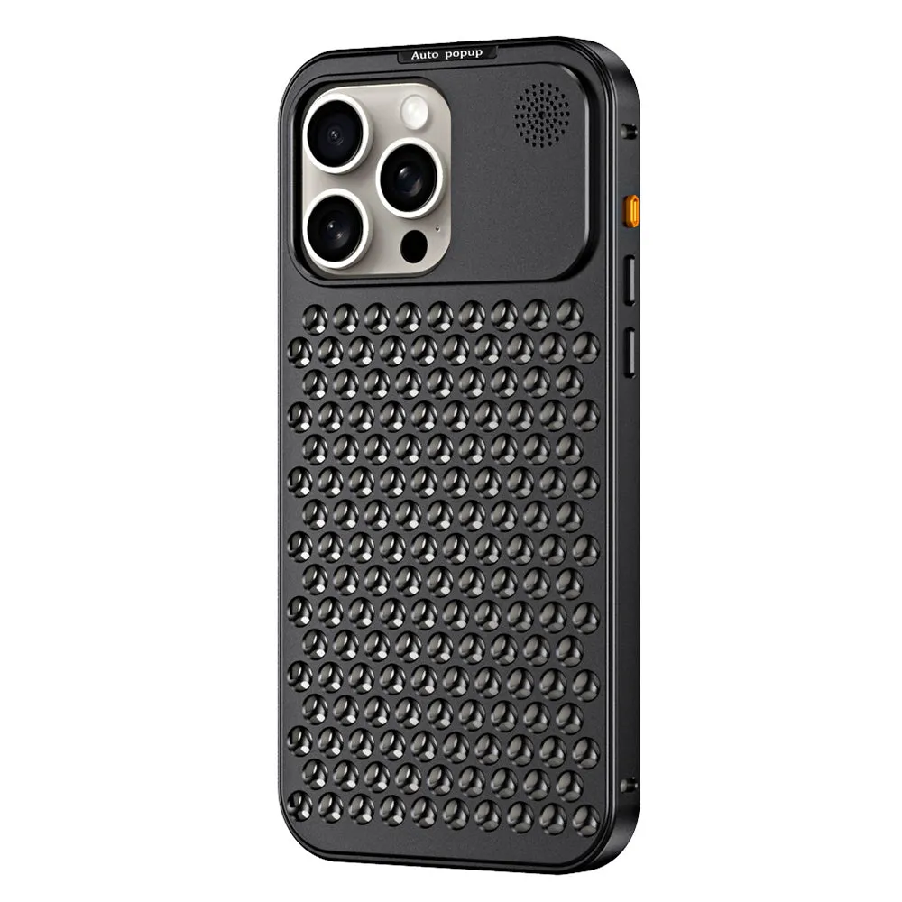 Aluminum Full Metal Mesh Heat Sink Phone Case - iPhone 13