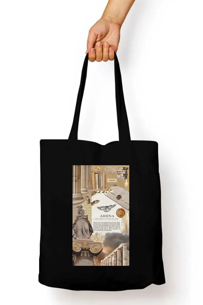 Athena's Wisdom Abstract Tote