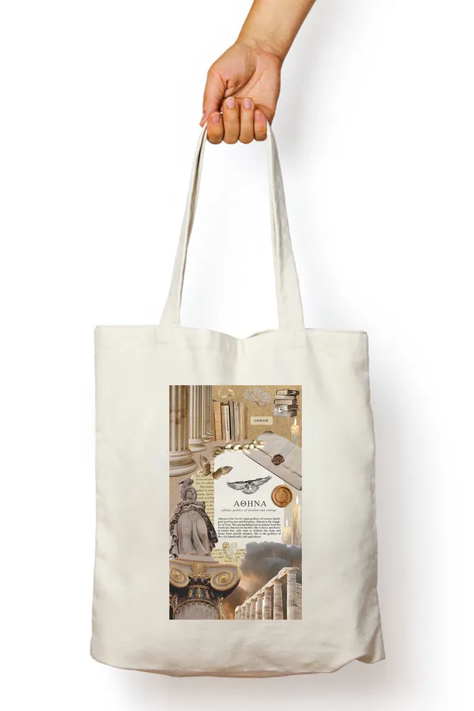 Athena's Wisdom Abstract Tote