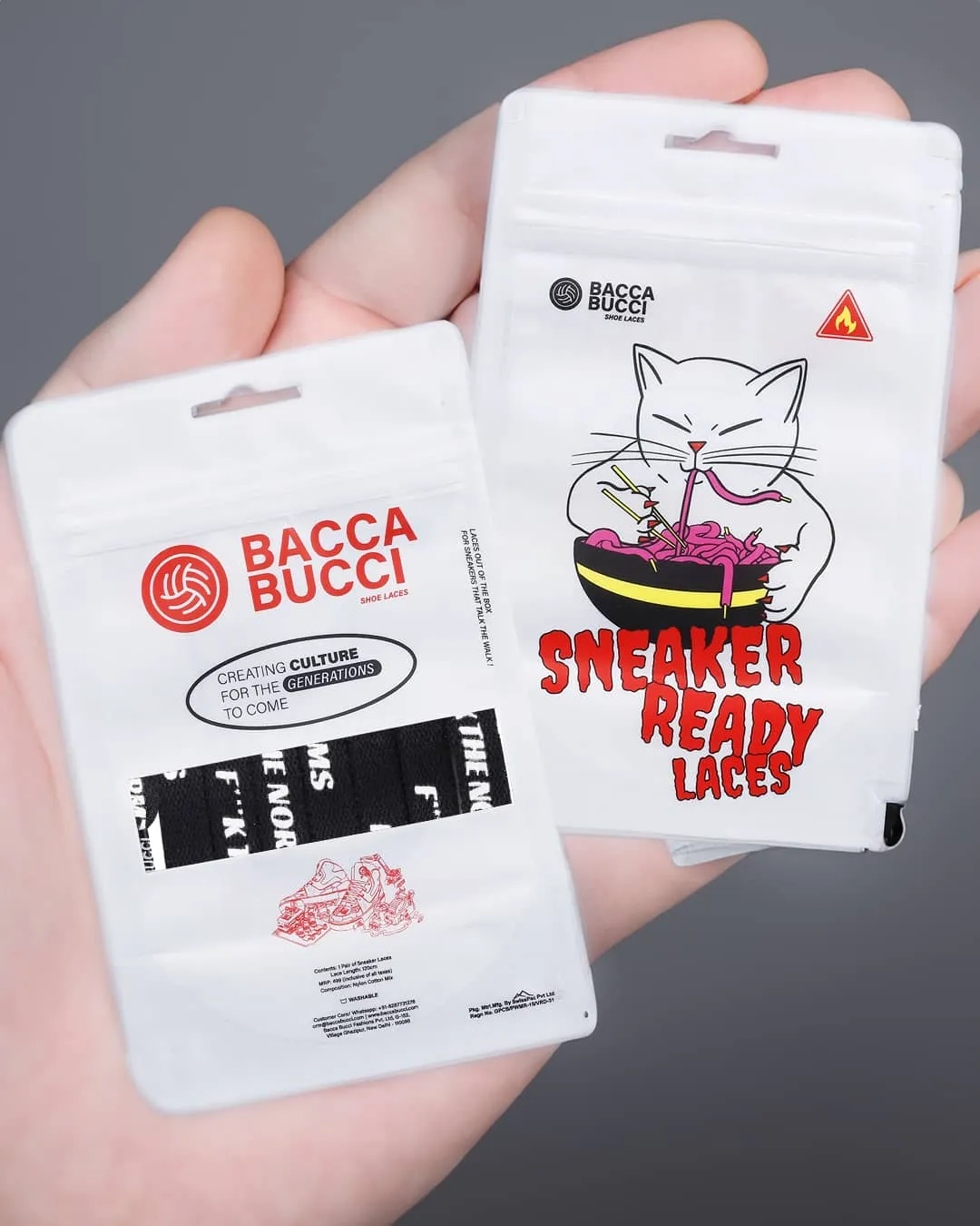 Bacca Bucci "F***K THE NORMS" Sneaker Laces