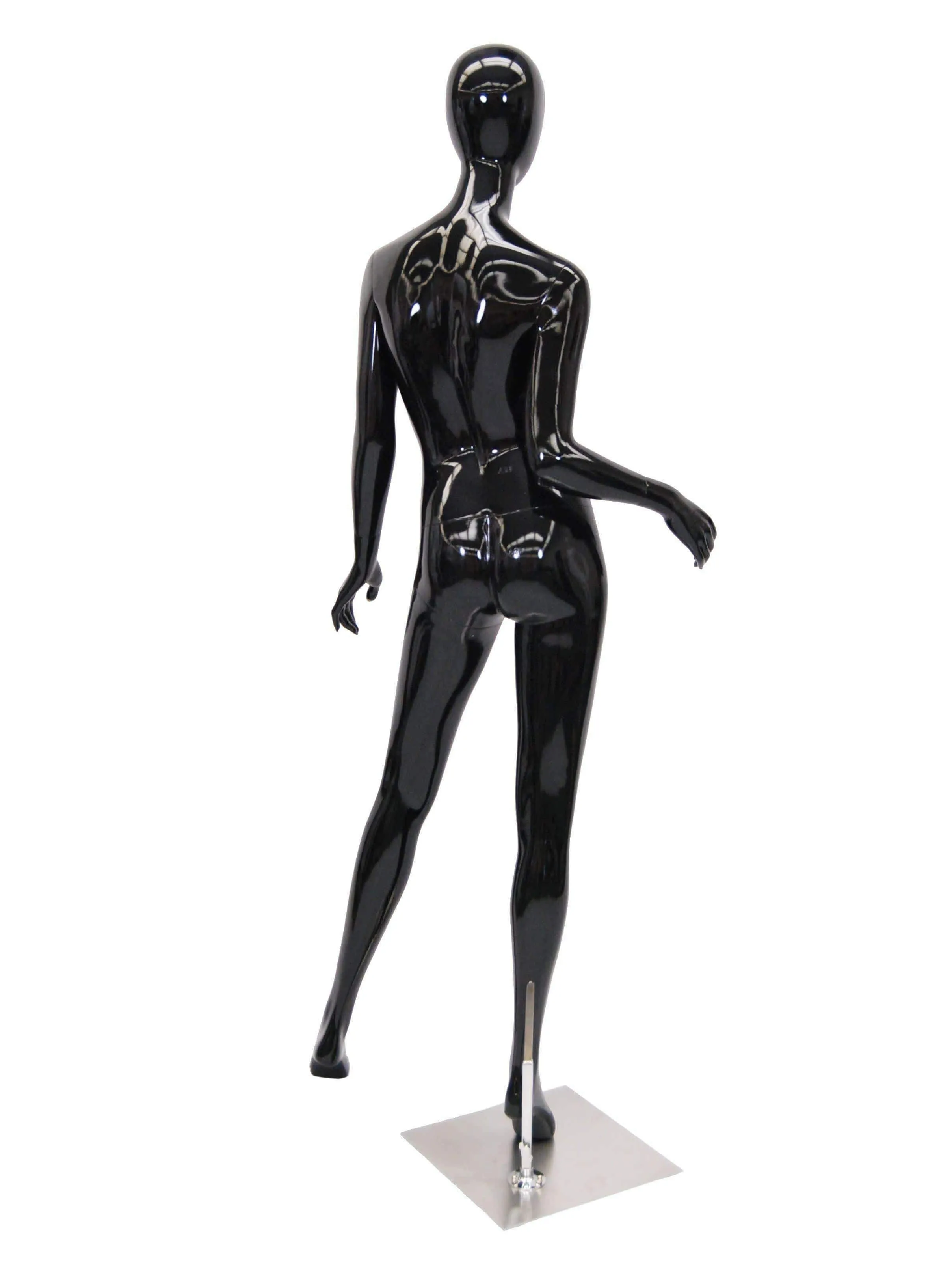 Black Female Egghead Mannequin MM-A2BK1