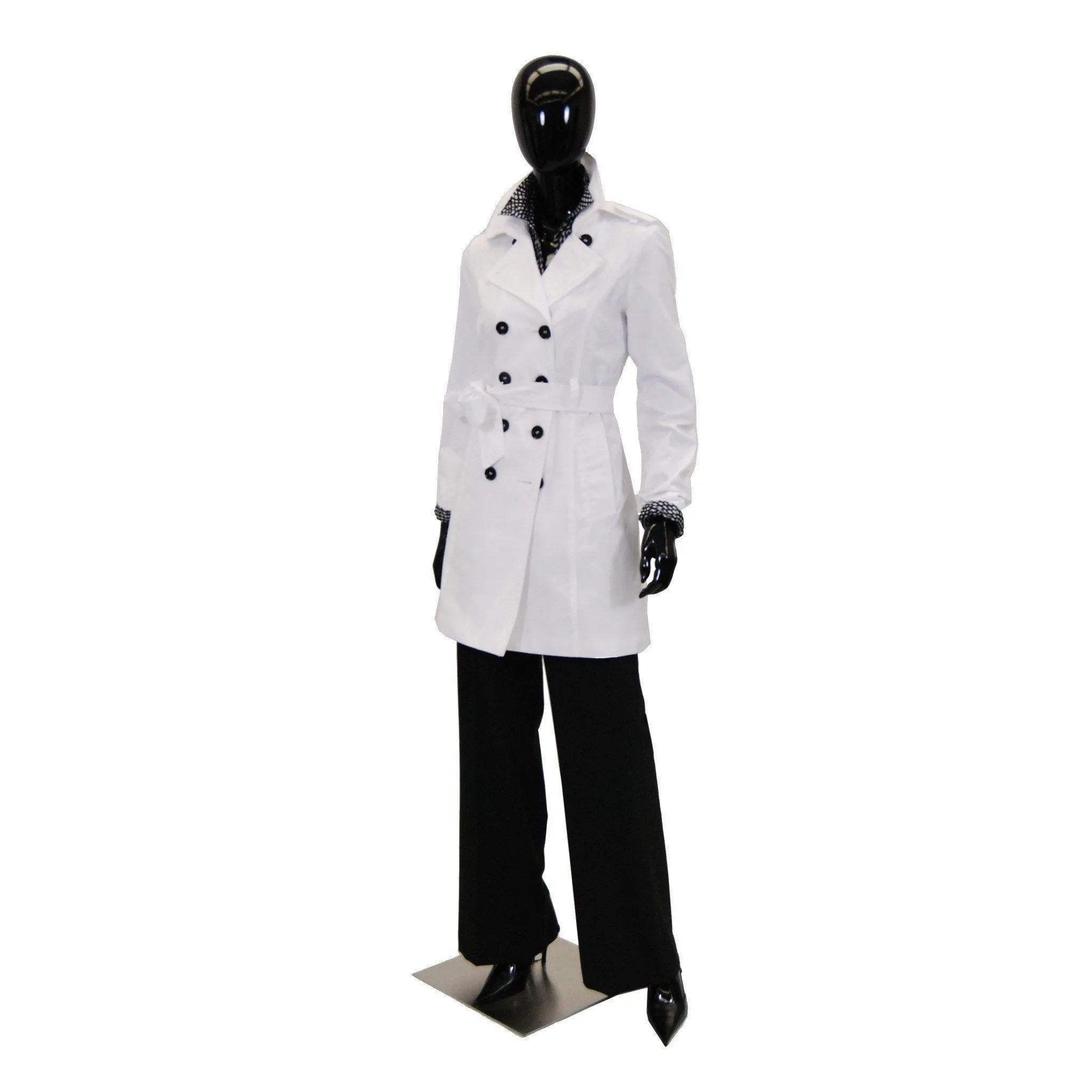 Black Female Egghead Mannequin MM-A3BK1