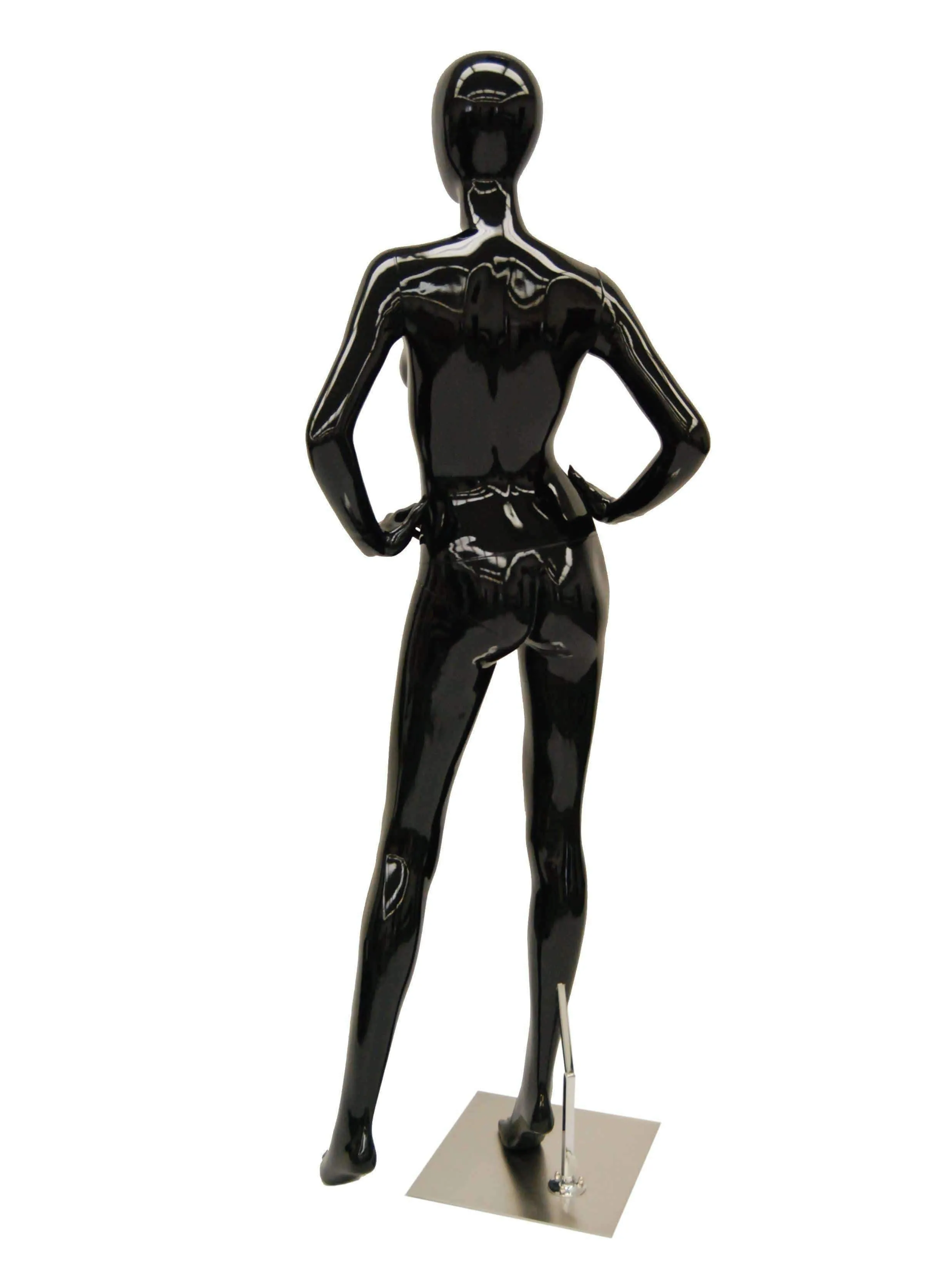 Black Female Egghead Mannequin MM-A4BK1