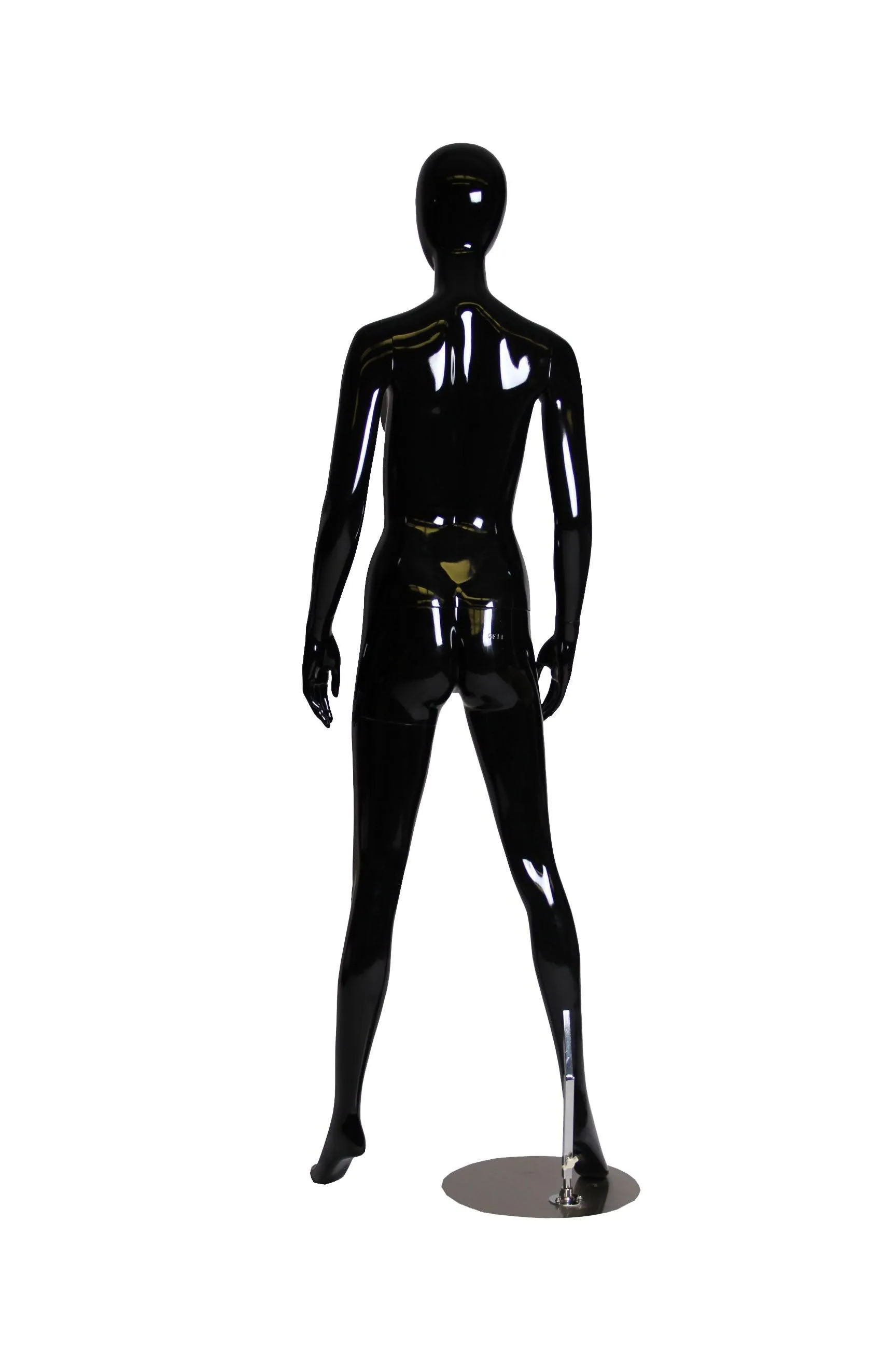 Black Female Egghead Mannequin MM-GF11BK