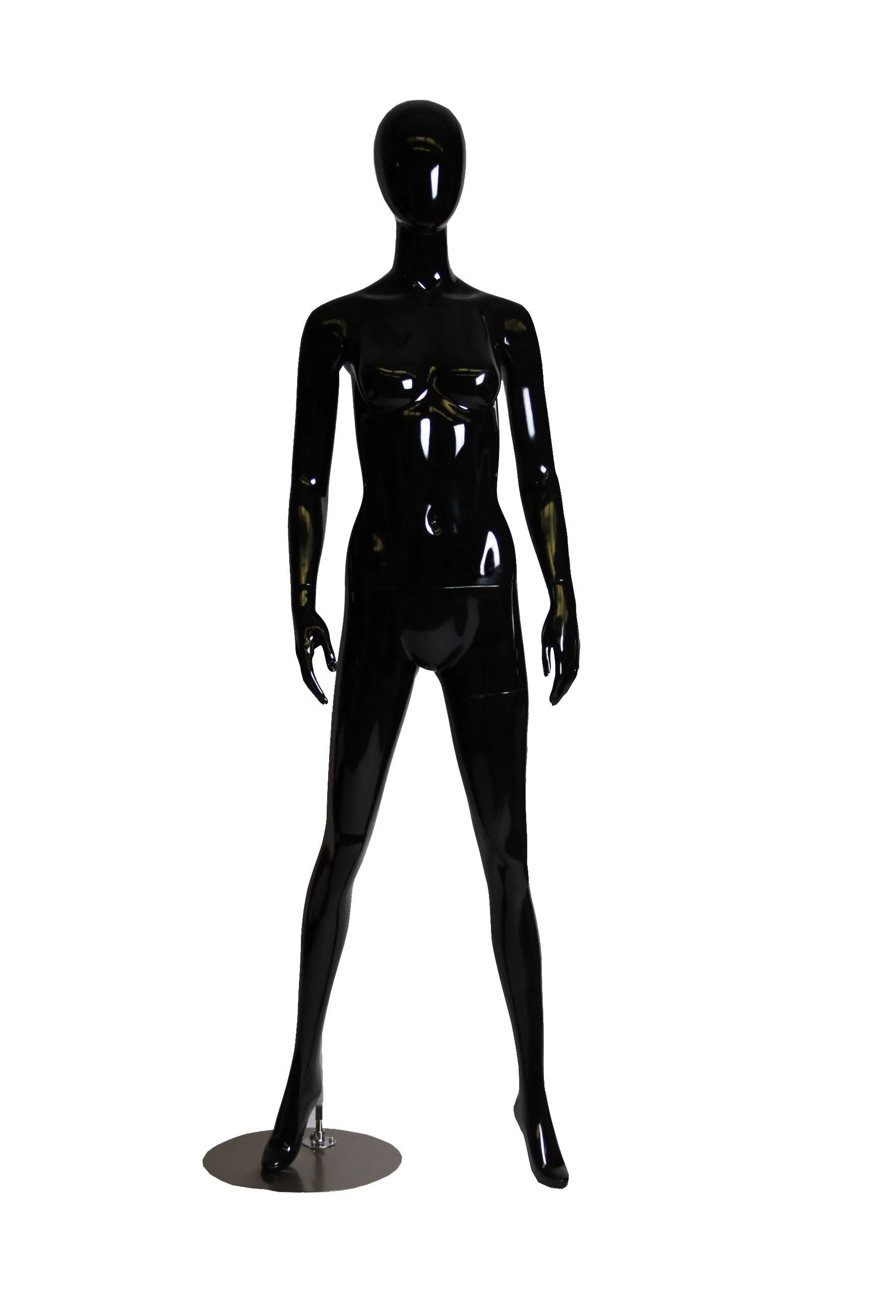 Black Female Egghead Mannequin MM-GF11BK