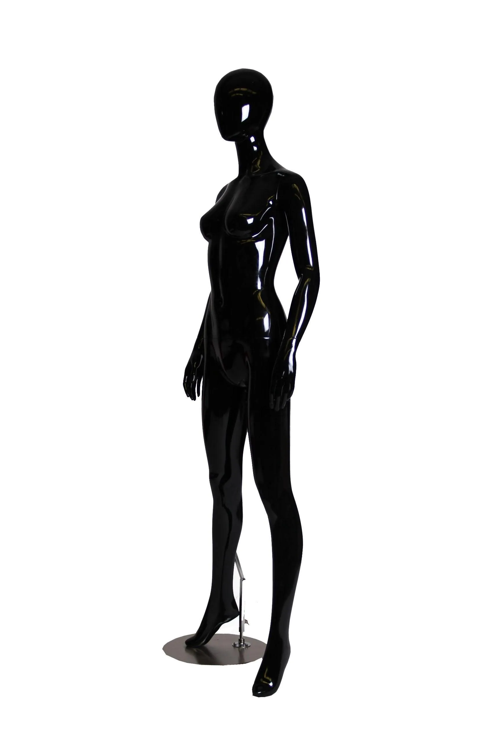 Black Female Egghead Mannequin MM-GF11BK