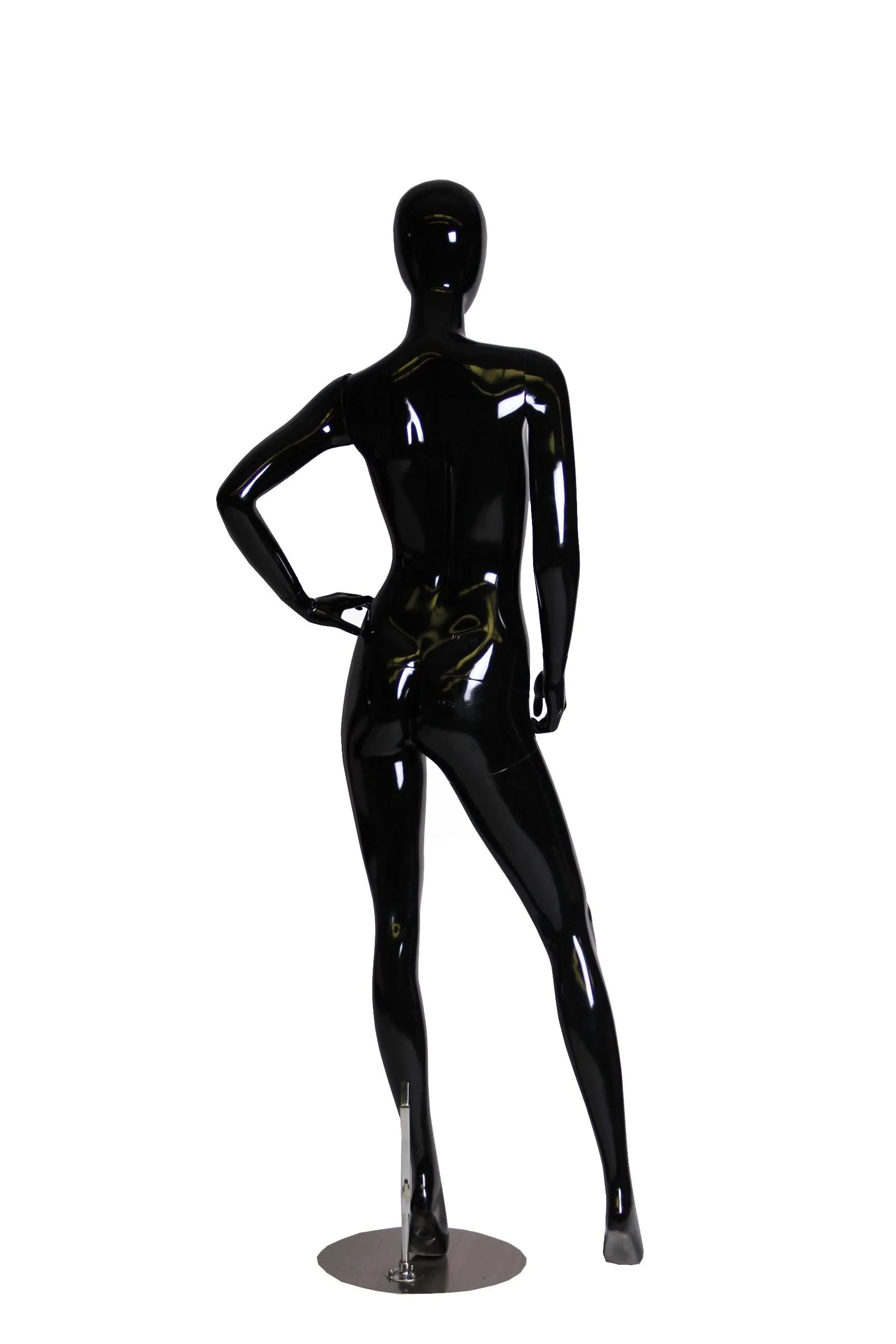 Black Female Egghead Mannequin MM-GF12BK