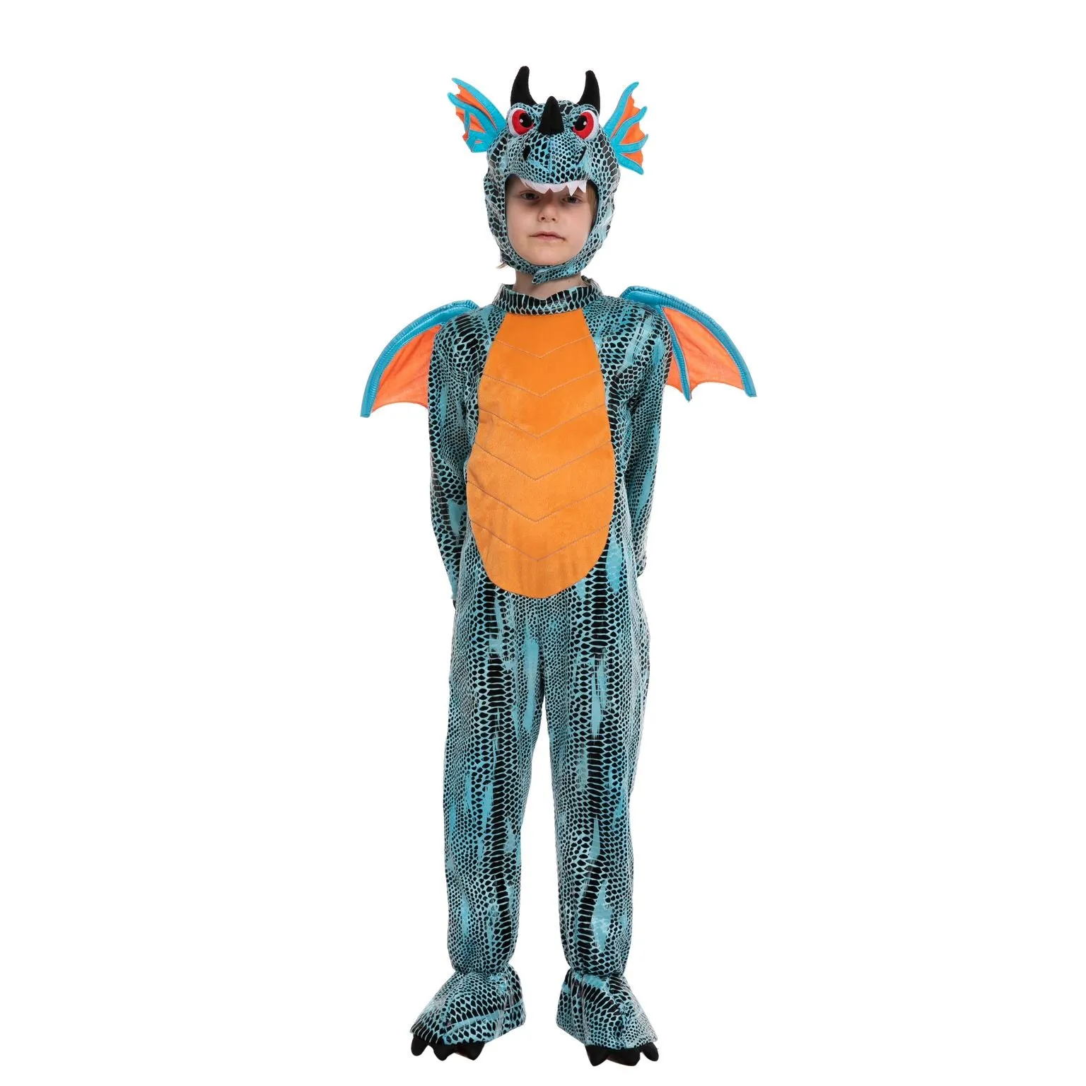 Blue Dragon Costume Cosplay- Child