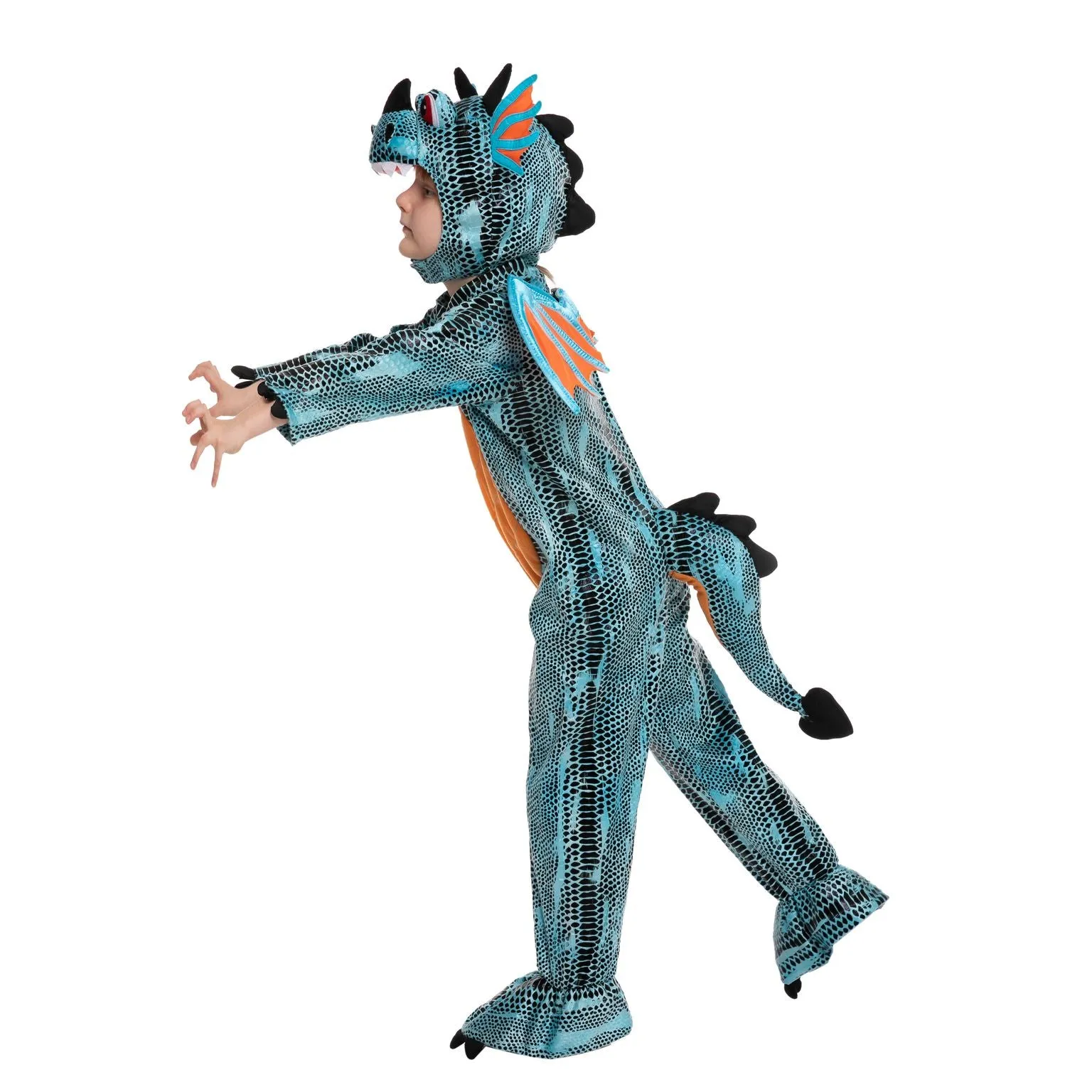 Blue Dragon Costume Cosplay- Child