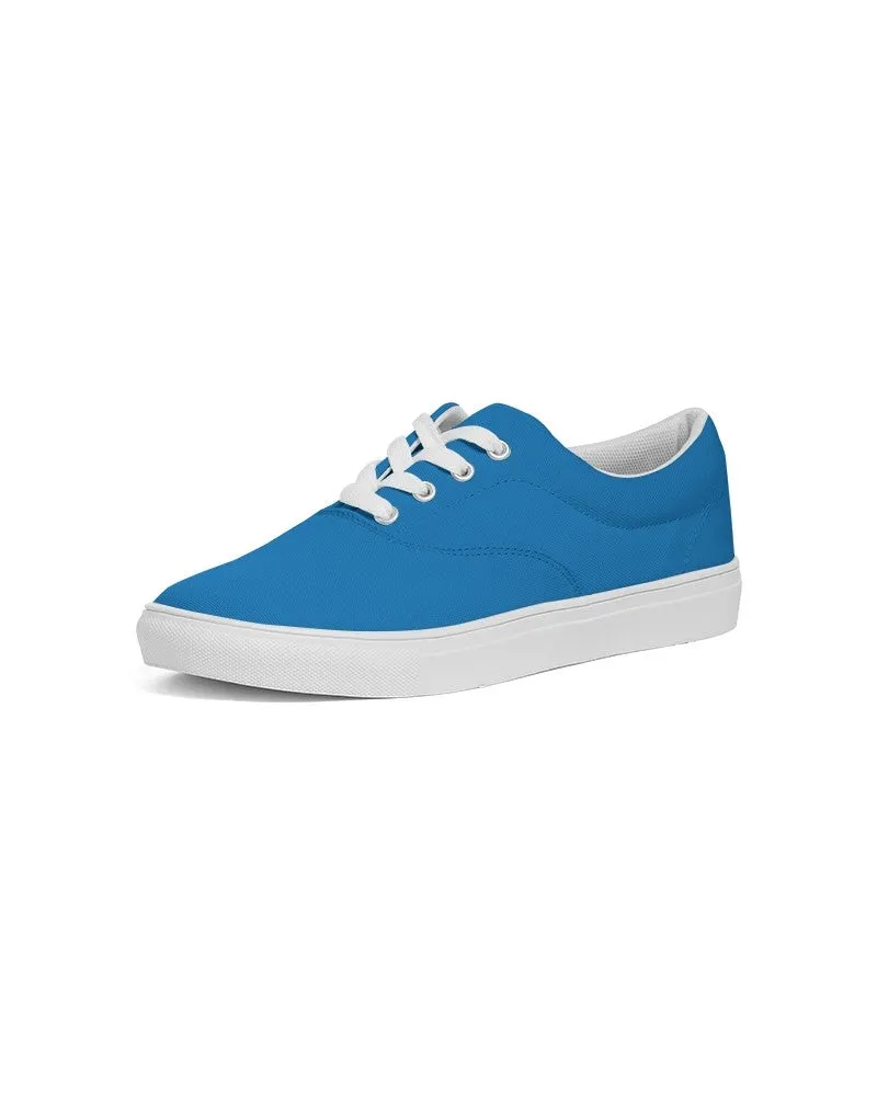 Bright Blue Men's Canvas Sneakers | Men's | Bright Pure Blue | C100M50Y0K0