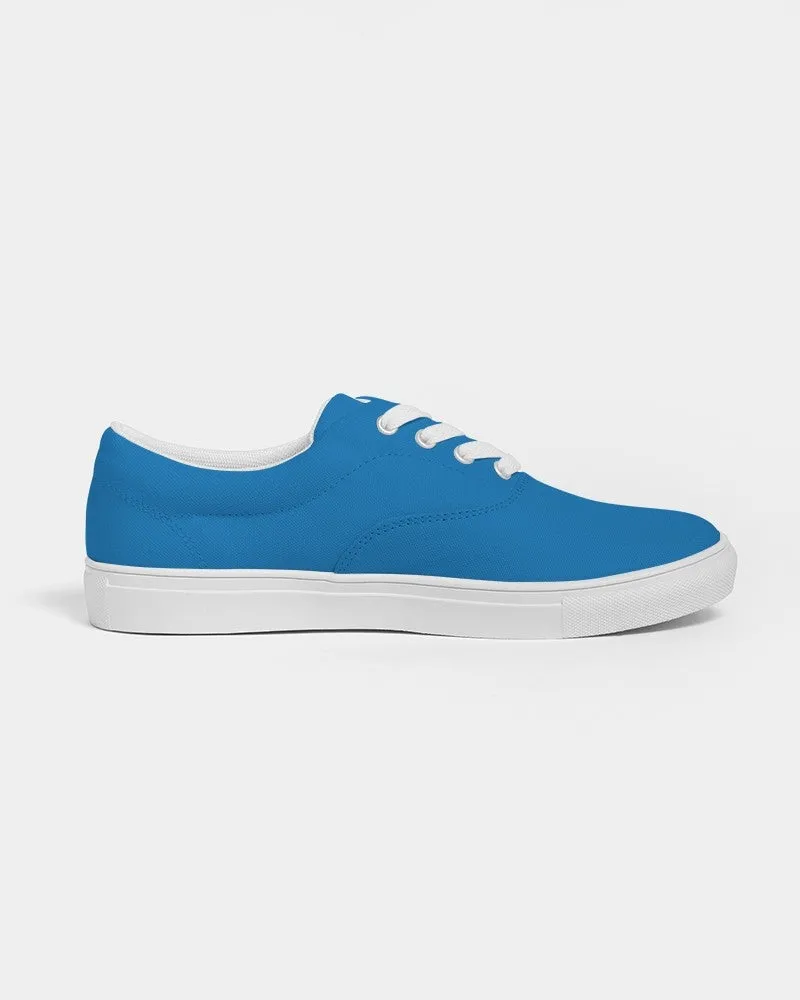 Bright Blue Men's Canvas Sneakers | Men's | Bright Pure Blue | C100M50Y0K0