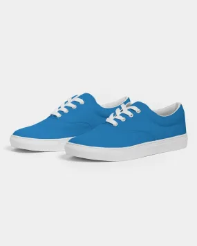 Bright Blue Men's Canvas Sneakers | Men's | Bright Pure Blue | C100M50Y0K0