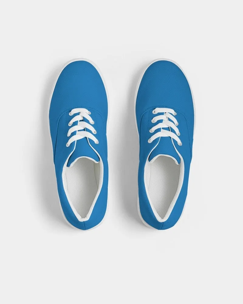 Bright Blue Men's Canvas Sneakers | Men's | Bright Pure Blue | C100M50Y0K0