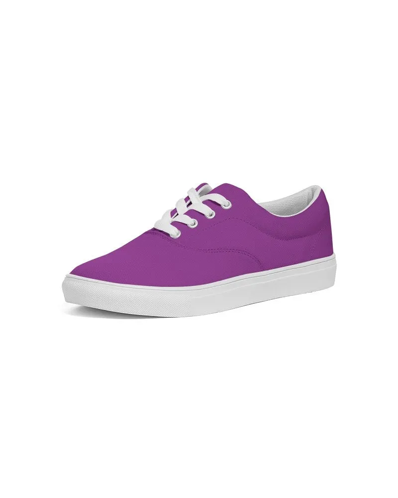 Bright Purple Women's Canvas Sneakers | Women's | Bright Pure Purple | C50M100Y0K0