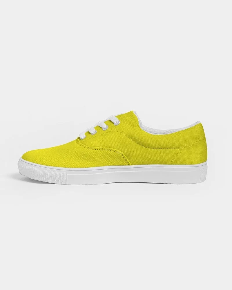 Bright Yellow Men's Canvas Sneakers | Men's | Bright Pure Yellow | C0M0Y100K0