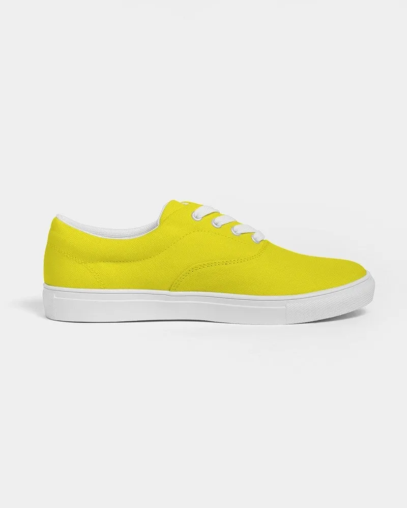 Bright Yellow Men's Canvas Sneakers | Men's | Bright Pure Yellow | C0M0Y100K0