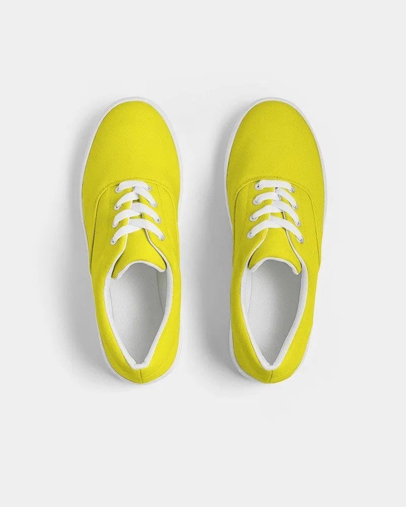 Bright Yellow Men's Canvas Sneakers | Men's | Bright Pure Yellow | C0M0Y100K0