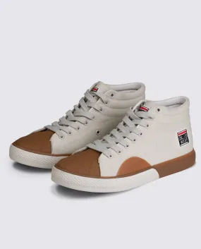 Canvas High Top Sneakers Bone