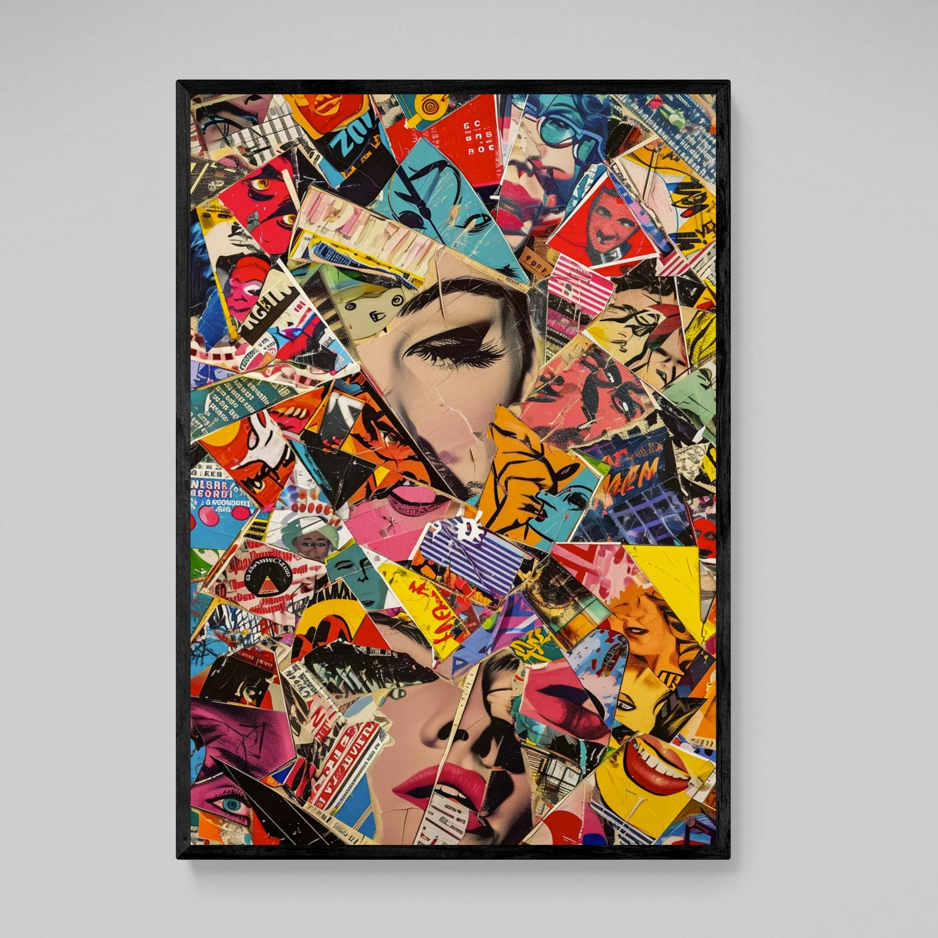 Collage Pop Culture Canvas