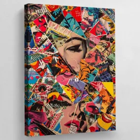 Collage Pop Culture Canvas