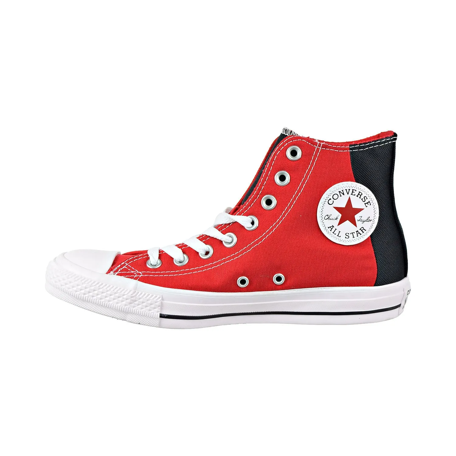 Converse Chuck Taylor All Star Hi Colorblock Unisex Shoes Enamel Red/Black/White