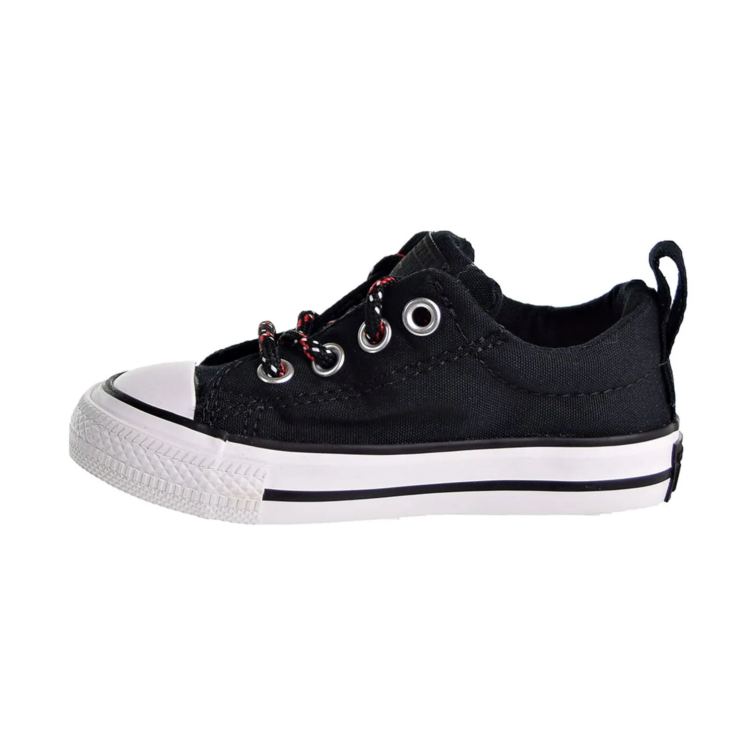 Converse Chuck Taylor All Star Street Slip Toddler's Shoes Black/ Enamel Red