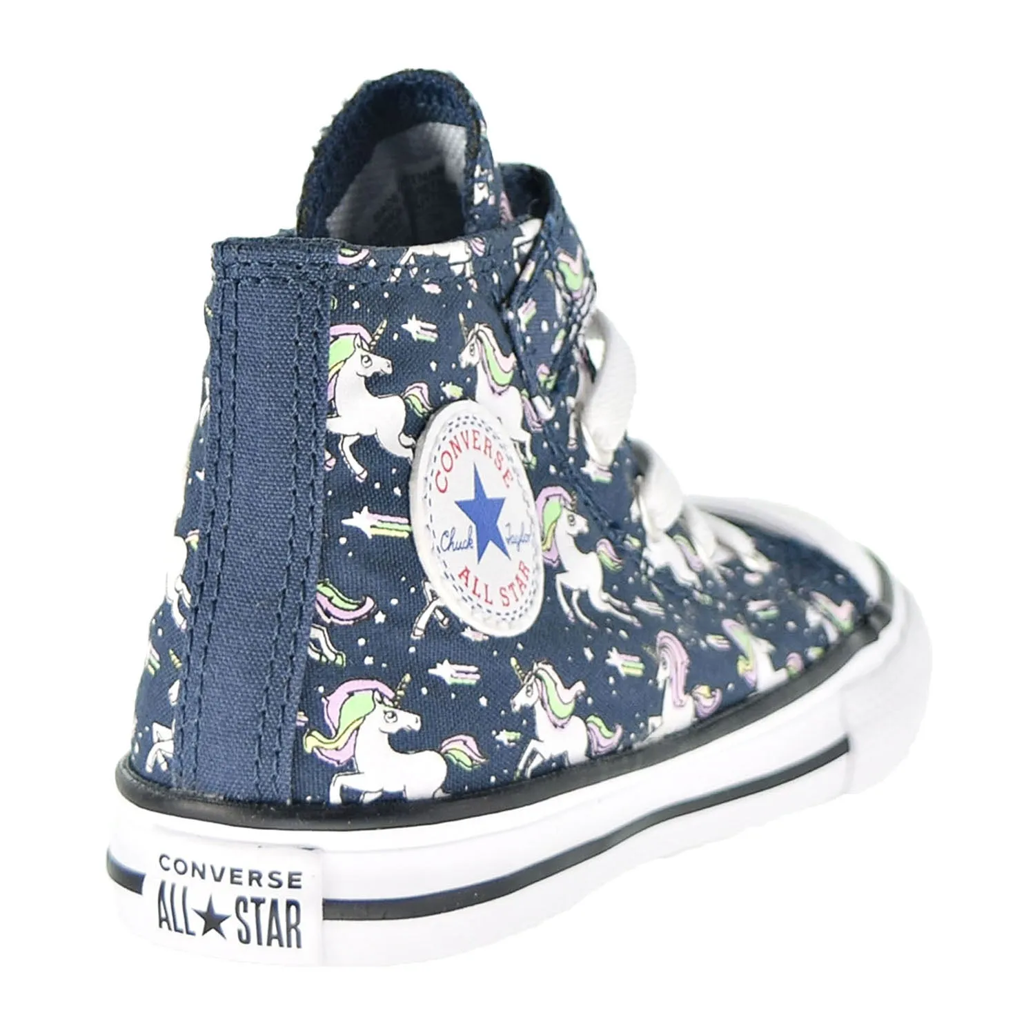 Converse Chuck Taylor AS Unicorns Hook And Loop Toddler Shoes Navy-Black