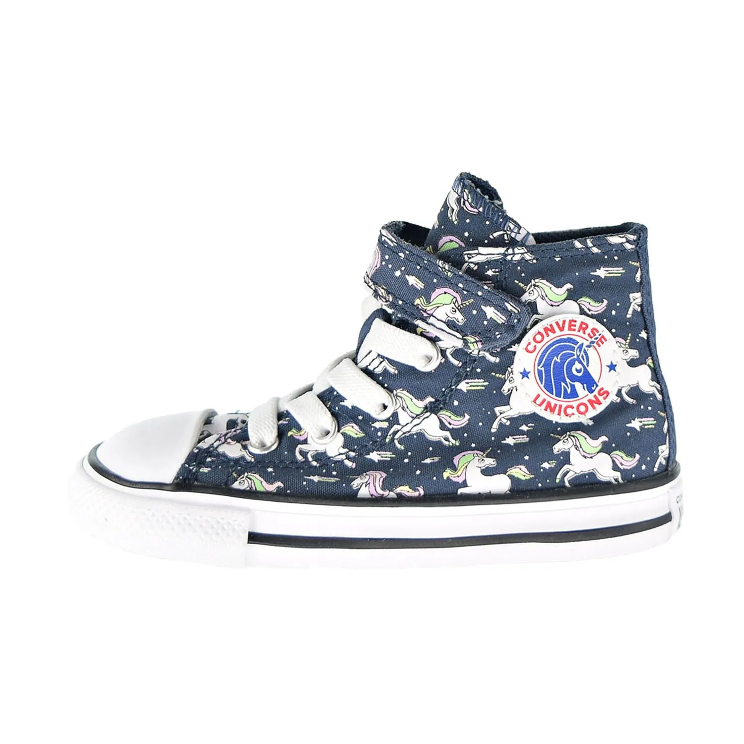 Converse Chuck Taylor AS Unicorns Hook And Loop Toddler Shoes Navy-Black