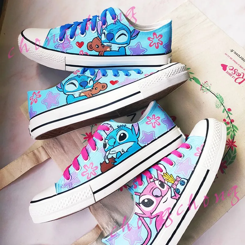 Custom Inspirational Graffiti Hand Painted Canvas Shoes Sneakers