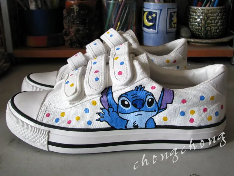 Custom Inspirational Graffiti Hand Painted Canvas Shoes Sneakers