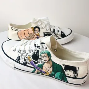 Custom Inspirational Graffiti Hand Painted Canvas Shoes Sneakers