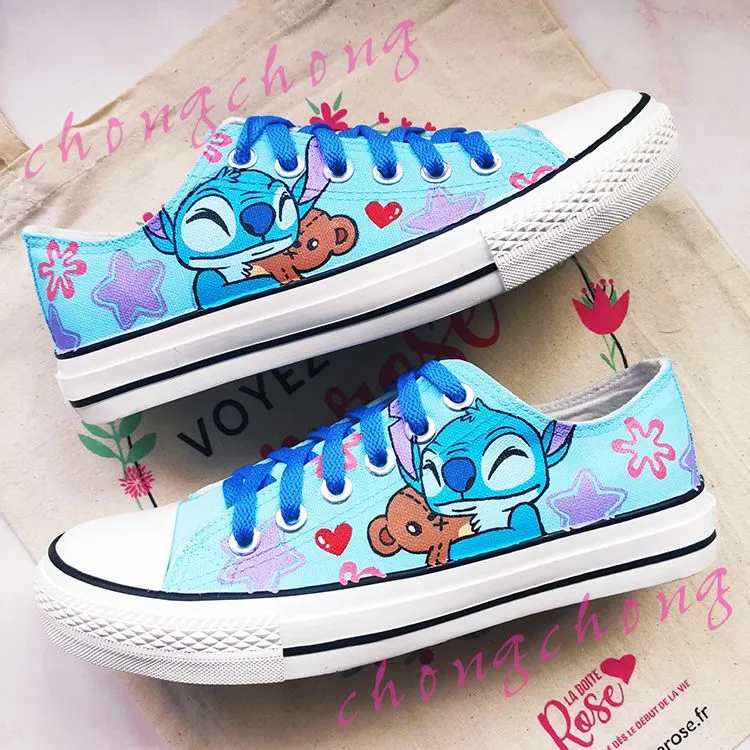 Custom Inspirational Graffiti Hand Painted Canvas Shoes Sneakers