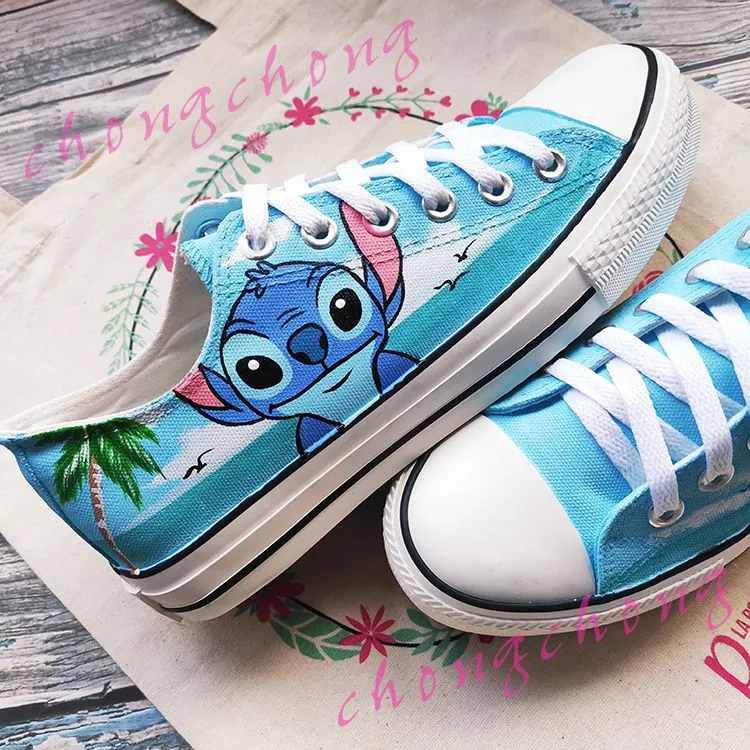 Custom Inspirational Graffiti Hand Painted Canvas Shoes Sneakers