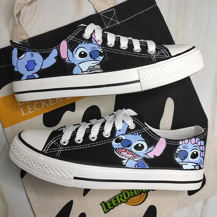 Custom Inspirational Graffiti Hand Painted Canvas Shoes Sneakers