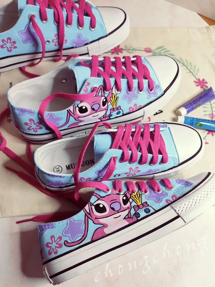 Custom Inspirational Graffiti Hand Painted Canvas Shoes Sneakers