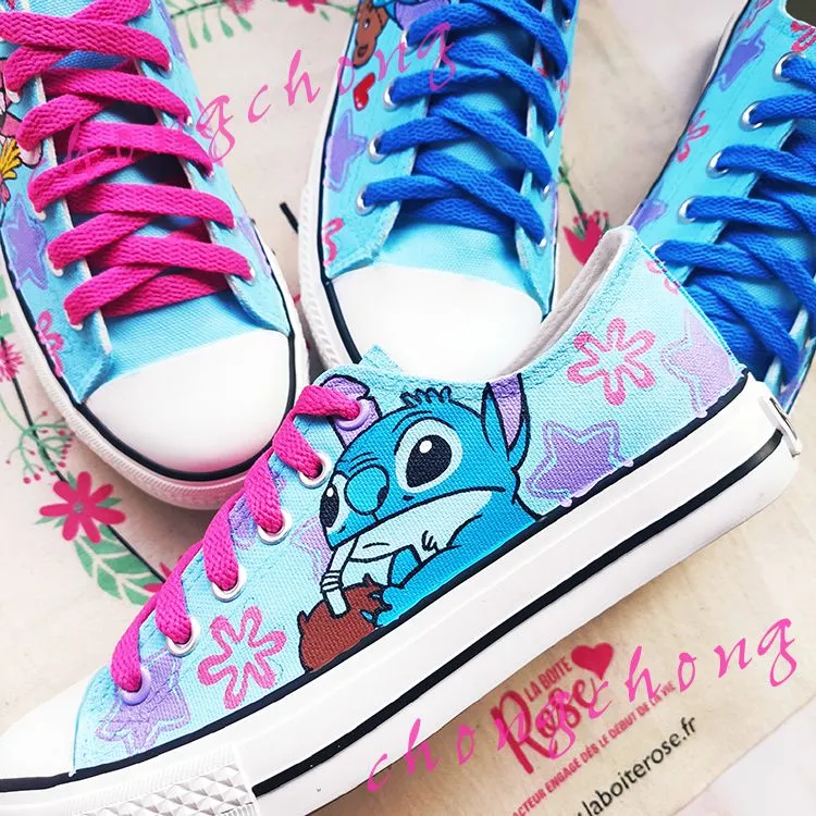 Custom Inspirational Graffiti Hand Painted Canvas Shoes Sneakers