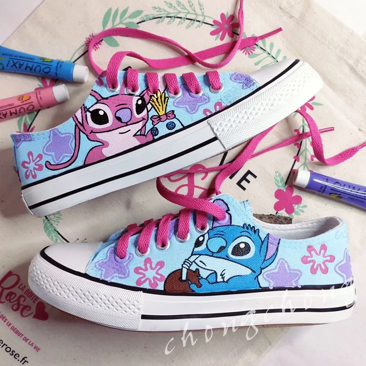 Custom Inspirational Graffiti Hand Painted Canvas Shoes Sneakers